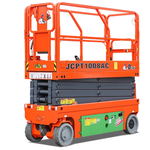 Famosa marca JCPT1008AC 10m Elétrica Tipo Mesas Elevador <span class=keywords><strong>Manual</strong></span> Motor Elevador Hidráulico Scissor Lift Table