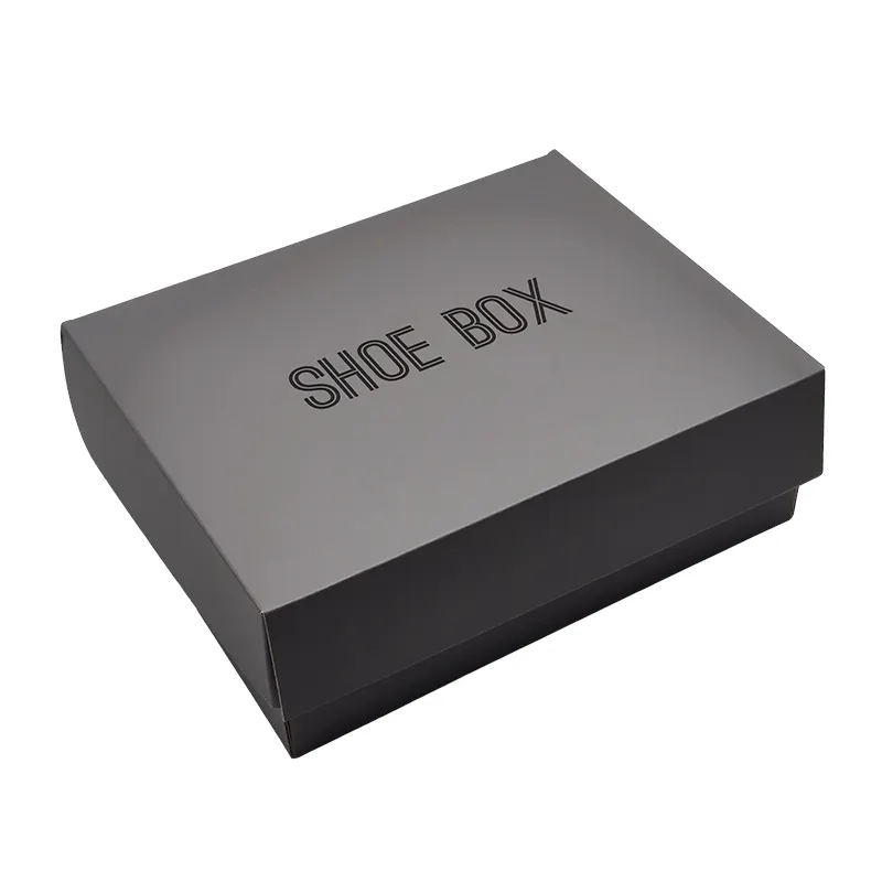Boîtes à chaussures pliantes en carton ondulé personnalisées pour expédition mobile et stockage avec logo emballage de chaussures de boxe pour hommes