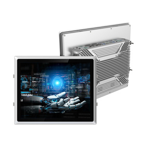 Quad-Core industriale Computer incorporato con Touch Screen Display LCD Multi-funzione pannello di controllo industriale SSD disco rigido - Product Image 1