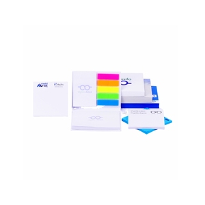 Promotional Giveaway Gifts Custom Design <strong>Block</strong> Stationary Sticky Note <strong>Notepad</strong> with PET Flag Sticker - Product Image 4