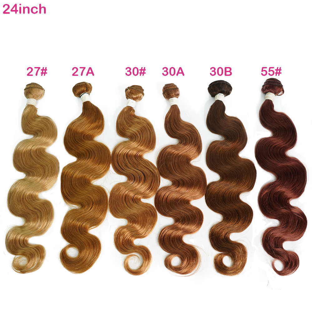 colored hair bundle