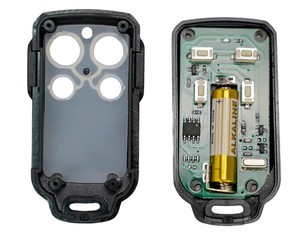 Kapı için plastik uzaktan kumanda muhafazası 2/4 düğme kablosuz RF 315 433.92Mhz uzaktan kumanda - Product Image 4