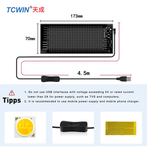 IP65แผงไฟ LED tcwin 16*96 PLUS ที่ปรับปรุงแล้วกันน้ำได้จัดส่ง DHL ทั่วโลกฟรีสำหรับ XR สตูดิโอแสงไฟสถาปัตยกรรม