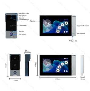 Trudian Video Portero Intercomunicador Wifi Tuya App Ip Voip Smart Life Acompañado Dos pantallas Sistema de intercomunicación de video más barato - Product Image 4