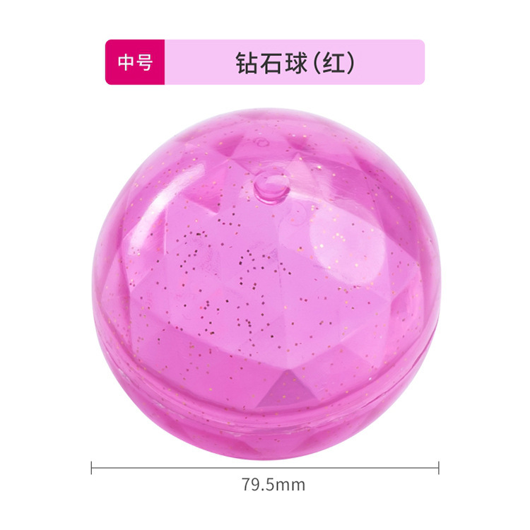 Boule de diamant de taille moyenne (rouge)