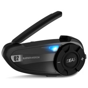 EJEAS Q2 100% impermeabile senza fili casco Moto con BT citofono ABS materiale per sistemi di Moto citofono - Product Image 1