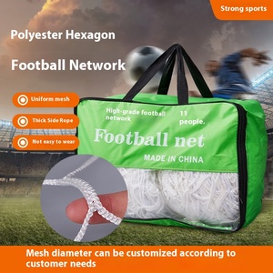 Rete esagonale da calcio in poliestere con struttura da calcio portatile per allenamento competitivo a 11 assi/7 assi/5 assi - Product Image 4