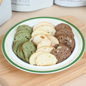 Jiur Bán Buôn OEM Bagel Chip Hot Bán Giòn Matcha Đậu Đỏ Bánh Quy Đồ Ăn Nhẹ Bagel Chip - Product Image 6