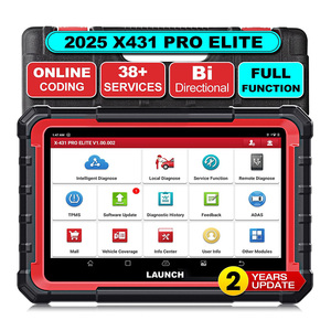 Lanciare X431 PRO Elite bidirezionale strumento di scansione ECU Online codifica sistema completo OBD2 Scanner strumento diagnostico con aggiornamento di 2 anni - Product Image 1
