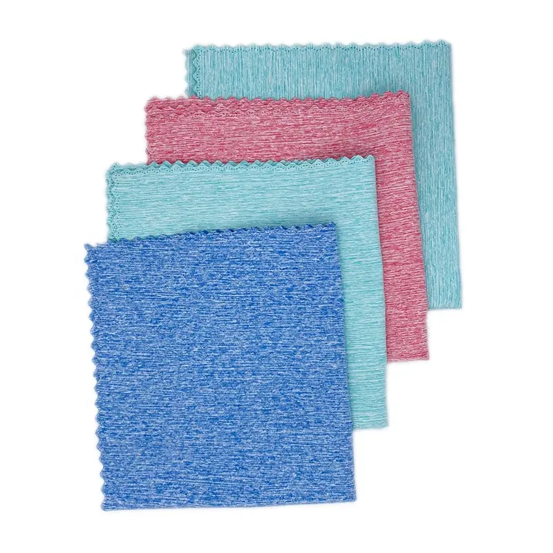 terry cloth House hold items edgeless microfiber towel musanooks microfiber cleaning cloth grey - 12 packs