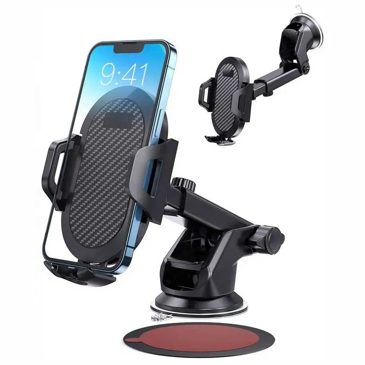 Suporte universal de celular para carro, múltiplos acessórios para celulares, suporte de painel, para smartphones iphone, venda imperdível