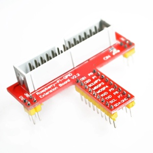 EParthub ahududu Pi B t-tipi GPIO genişletme kartı ve ahududu Pi 40P kablo kırmızı/mavi PCB kartı