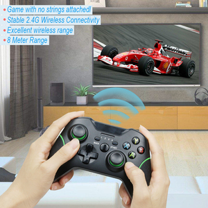เกมแพดควบคุมการสั่นสะเทือนแบบไร้สาย2.4กิกะเฮิร์ตซ์สำหรับ Xbox One คอนโซลวิดีโอเกมล่าสุดที่เข้ากันได้กับ Xbox 1S X consola - Product Image 3