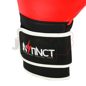 Guantes de boxeo Hook & Loop de cuero de vaca de alta calidad para entrenamiento de artes marciales Nuevo estilo Guantes de boxeo profesionales personalizados - Product Image 5