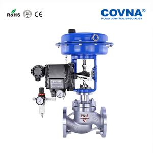 用于发电厂和乳制品巴氏灭菌器的COVNA气动控制阀DN20-DN300气动隔膜控制截止阀 - Product Image 4