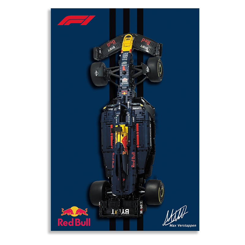 red bull f1-c model does not include building block car