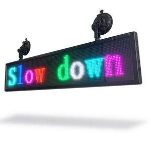 Leuchten Sie den laufenden Text LED-Auto anzeige bildschirm Digital Bus Destination Board RGB WiFi Moving Message Werbung LED Signage Board - Product Image 1