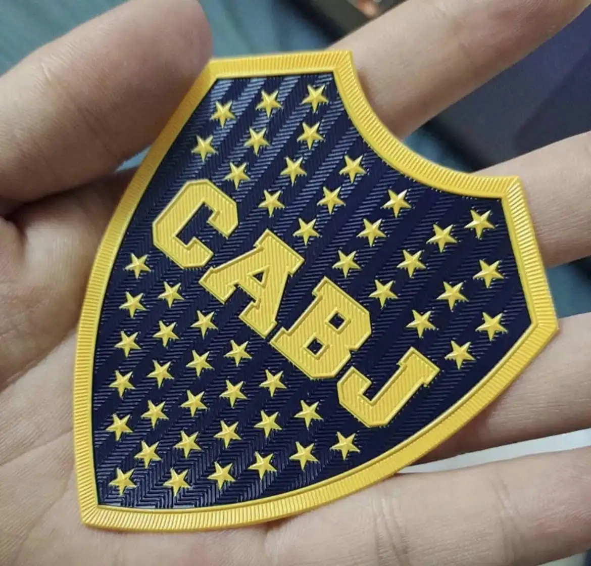 Parches personalizados de marca propia, etiquetas 3d con Logo de estrella en relieve, insignias de Tpu de alta frecuencia para camisetas