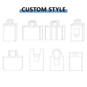 Wholesale Creative Design Customized Logo Reusable <strong>Colorful</strong> Shopping Recyclable Tote Non-Woven Bag <strong>Soft</strong> <strong>Loop</strong> <strong>Handle</strong> - Product Image 3