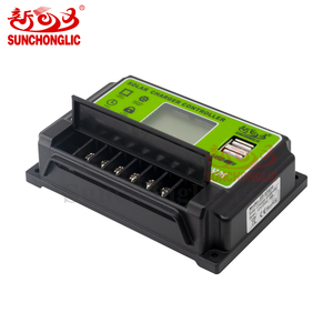 Sun chong lic 30 Ampere Solar regler 12V 24V Auto 30A manueller PWM Solar laderegler mit zwei USB-Ausgängen