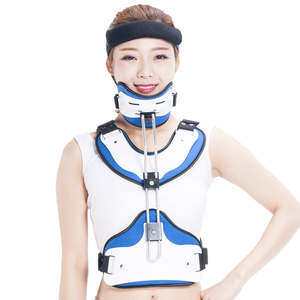 Ajustável Cabeça Pescoço e Peito <span class=keywords><strong>Brace</strong></span> Cefálica Cervico Torácica Spinal Fixação Orthosis <span class=keywords><strong>Brace</strong></span> para Suporte Pós-Operatório - Product Image 2