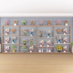 Hoa cửa hàng hiển thị đứng, hoa bó hoa giá, đa cấp đơn giản hoa đứng, thủ công mỹ nghệ kệ - Product Image 6