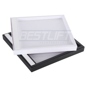 4 adet paketi 20x20cm kare yapıştırılabilir hasarsız fotoğraf karosu çok kolaj çerçeveleri pleksiglas ve paspas ile duvara asılı - Product Image 4