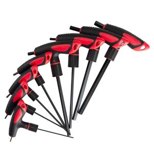 โรงงาน OEM SAE T Handle Allen ชุดประแจ, ยาว Allen Hex Key มาตรฐาน, 5/64 ถึง 3/8 นิ้ว. - Product Image 1