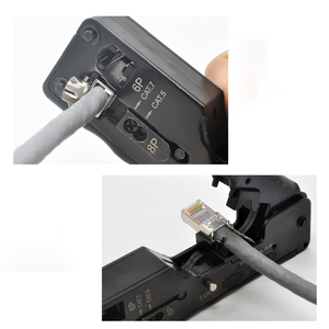 ร้อนมัลติฟังก์ชั่ 6p 8p สายไฟ Crimper Stripper เครื่องตัดคีมเครือข่าย Cat5e Cat6 Cat7 Rj45 ผ่าน EZ CRIMPING เครื่องมือ - Product Image 5