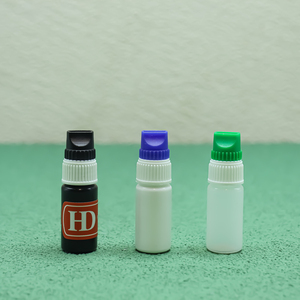 4毫升聚乙烯瓶，带黑色白色半透明盖，用于液体油储存实验室医疗制药用途轻便 - Product Image 4