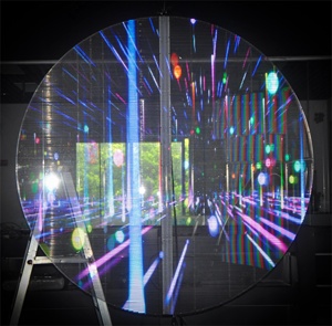 Stokta m-parlaklık iç çapı yaratıcı 2 metre daire yuvarlak şekil tam renkli LED şeffaf ekran P3.9-7.8 - Product Image 2