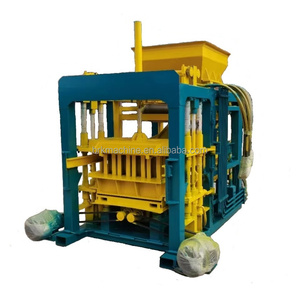 Máquina de fabricación de bloques huecos de hormigón, máquina de bloques de QT4-15B, maquinaria de material de construcción, línea de producción - Product Image 6