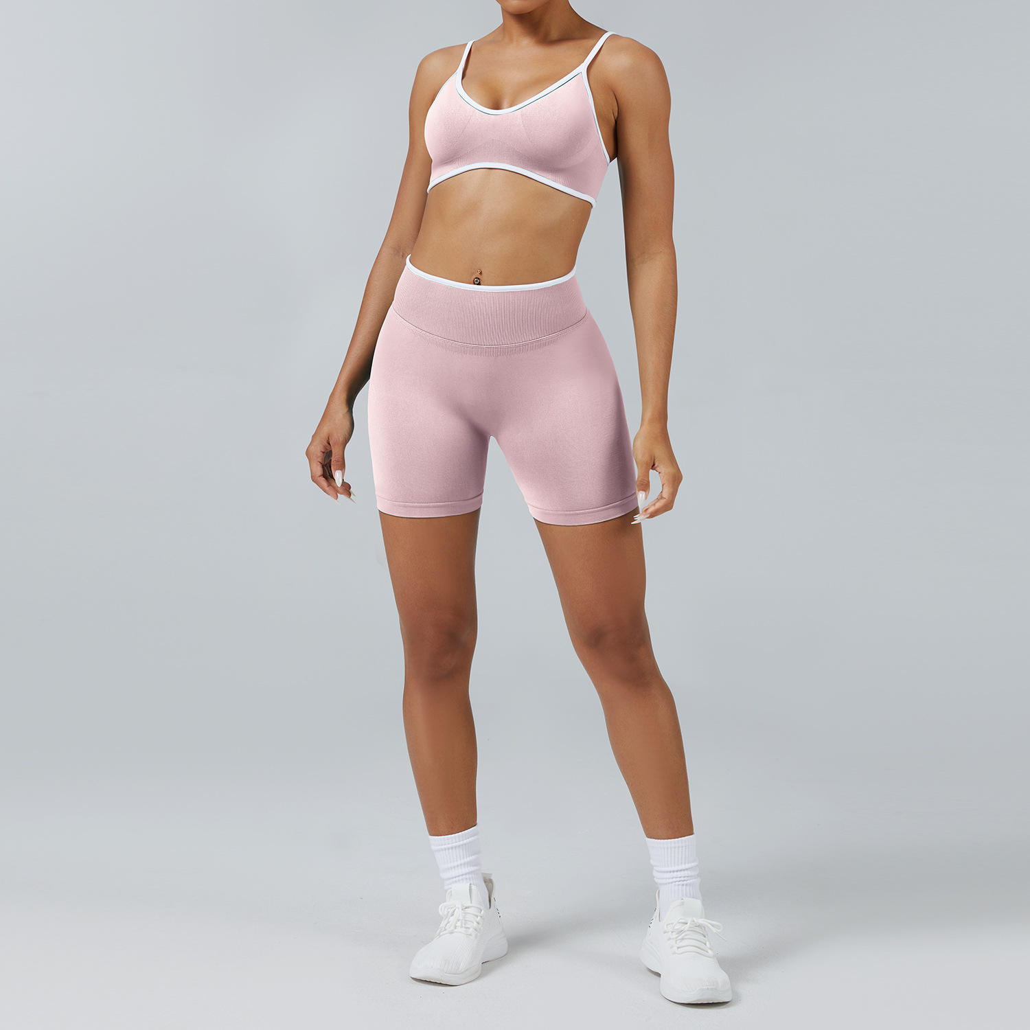 Soutien-gorge + shors Rose