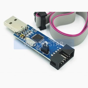 51 AVR <strong>programmer</strong> <strong>ISP</strong> <strong>USBASP</strong> downloader USBISP download cableSupport WIN7 1 onboard ATMega8 L chip 2 with power and flashing two