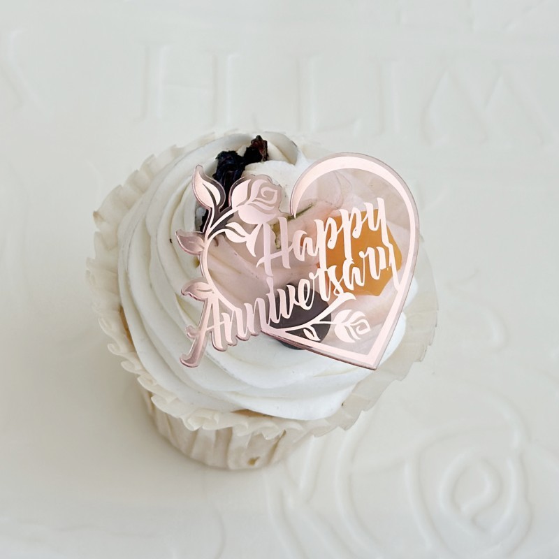 Rose Gold-Happy Anniversary