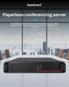 Controlador de red inteligente iSonicavct, sistema de conferencia sin papel para servidores de computadora de sistema de conferencia grande