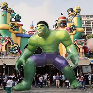 Promotional Outdoor Giant Inflatable PVC <strong>Hulk</strong> Mascot Model High Visibility Big Carton Advertising Inflatables - Product Image 4