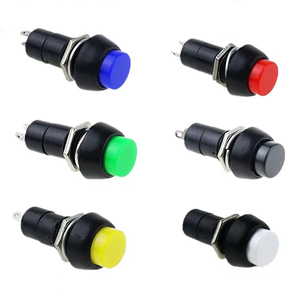 PBS-11B 2PIN 12mm 3A 150V AC oder 250V AC No Lock Self-Lock auf OFF Druckknopf Momentsc halter - Product Image 1