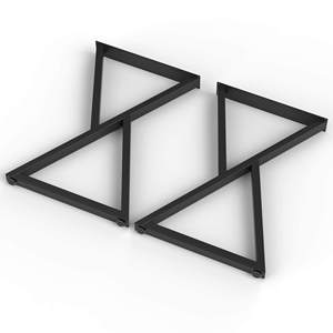 שולחן עבודה עגול תעשיה כבדה, בניית ברזל יצוק עבור אוכל מסחרי - Product Image 4