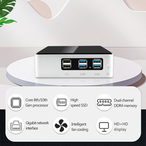 Mini Pc portátil de escritorio I5 8260U I7 8550U función completa Quad Core y ocho hilos soporte de montaje 4K HD pantalla Win10 computadora - Product Image 5
