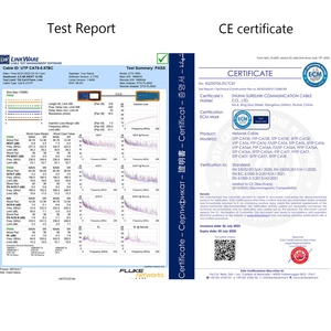 SURELINK 4-пара 23awg 250Mhz BC или CCA SFTP Cat6 Сетевой Ethernet кабель категории 6 коммуникационные кабели - Product Image 5