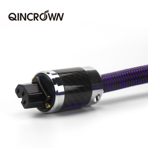 HiFi Audiophile <span class=keywords><strong>XLO</strong></span> OFC Kupfer-Stromkabel mit vergoldeter EU/US-Stecker-PVC-Isolierung für Verstärker - Product Image 4