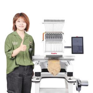 Single Head 15 Needles Home Automatic <strong>Computer</strong> Embroidery <strong>Machine</strong> Door-to-Door Service Simple Operation User-Friendly Used - Product Image 1