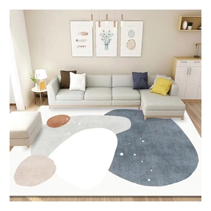 Factory Customize Wholesale Machine Made Fashion 100% Polyester Carpet Mat Central Carpet Rug - Product Image 5