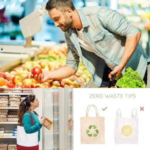 2024 Tùy Chỉnh Chất Lượng Tốt Polyester Cotton Tái Sử Dụng Mua Sắm Túi Xách Tay Siêu Thị <span class=keywords><strong>Tote</strong></span> Túi Vai Đồng Bằng In - Product Image 5