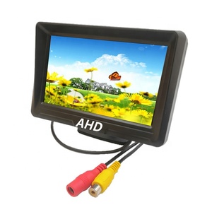 Monitor LCD de 5 pulgadas CVBS para coche, Mini Monitor LCD de 12V AHD, pantalla IPS independiente con entrada BNC de línea de guía, precio más bajo - Product Image 6