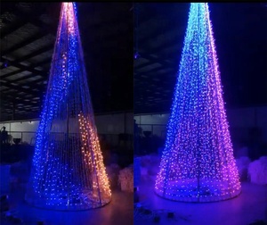 Luz LED programable inteligente para árbol de Navidad, RGB, DMX, para exteriores - Product Image 2
