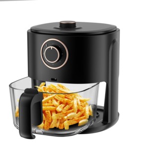 1350 Watts Electric 4.5 Liter Digital Touchscreen Display Glass Pot Air Fryer With <strong>Timer</strong> <strong>and</strong> <strong>Temperature</strong> <strong>control</strong> - Product Image 3