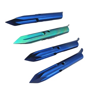 Fabrika kaynağı hassas CNC işleme renkli titanyum Spearfishing Speargun kayma ucu kesim ve kaynaklı - Product Image 6