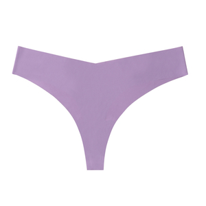 Calcinha de seda sem costura lingerie, roupa íntima para mulheres